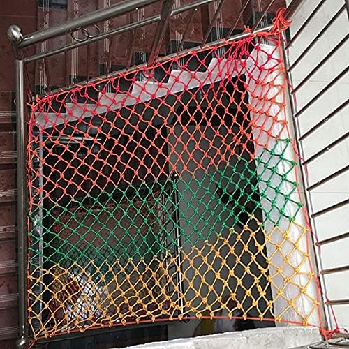 HappLignly Playground Salbing Net, Stair Child Stair Net Rede de proteção ao ar livre Rede de proteção contra corda, líquido de carga de cargo Decoração de jardim decoração de corda Rede de corda de corda