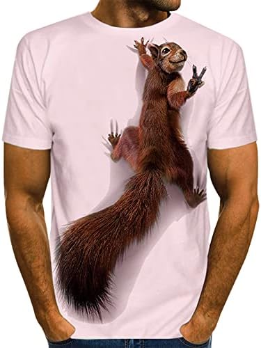 Camiseta engraçada para homens, homens de impressão gráfica Crew pescoço de manga curta camiseta de camiseta de camiseta