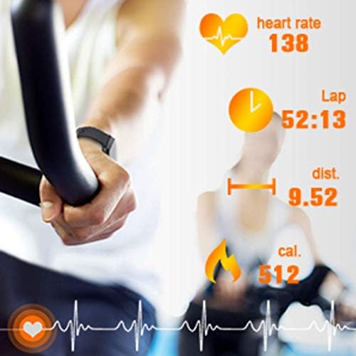 Relógio inteligente, Bluetooth SmartWatch Sports Fitness Watch Activity Tracker com freqüência cardíaca Monitor de