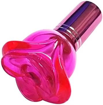 ECYC 6 ml portátil perfume portátil refilável garrafa de pulverizador de perfume vazio garrafa de perfume de vidro vazio em forma de rosa colorida amostra pequena