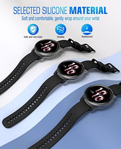 Moko Watch Band compatível com Garmin Forerunner 255S/255S Music/Vivoactive 4s/venu 2s/vivomove 3s smartwatch, cinta