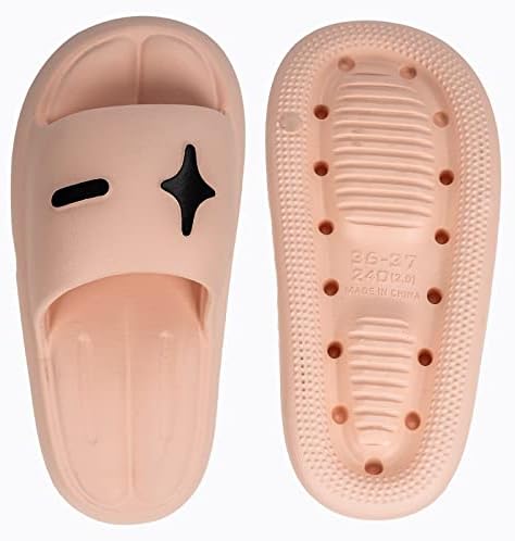 Ropulp Cloud Slides Slippers de massagem para homens Mulheres, Símbolo de subtrato adicional EVA Pillow de sandália de Sandália