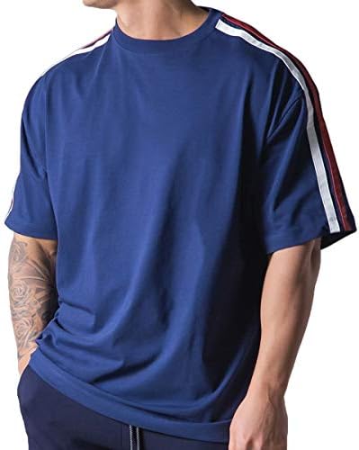 Camisas de treino de MagiftBox Mens de manga curta de luvas grandes camisetas de ginástica hipster para homens de estilo de rua T41