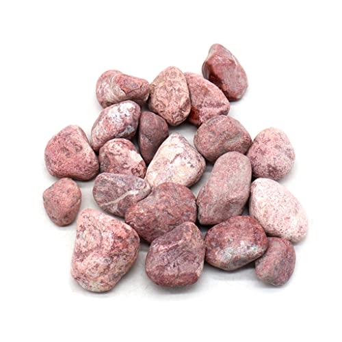 Pebbles vermelhos 1 ” - 2” polegada, 10 lb. de seixos vermelhos não polidos naturais para plantas, jardins, pintura