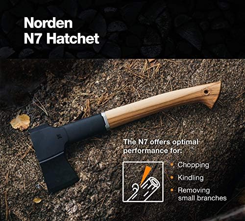 Fiskars Norden N7 - Hatchet para acessórios de acampamento e ferramentas de jardim - 14 polegadas