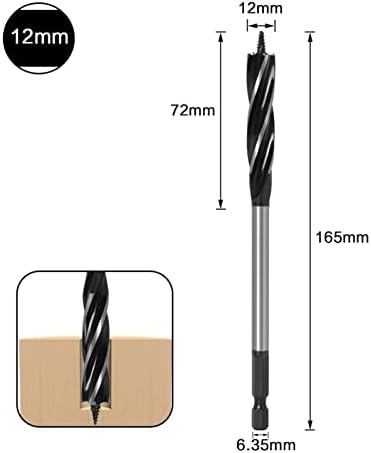Vieue broca bits de 10-35 mm de alta velocidade de aço de alta velocidade broca de aço de quatro lâminas de quatro