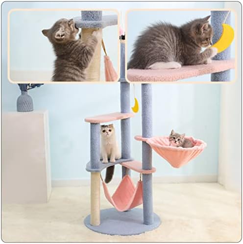Balacoo Toys 1pc tocando gato jump jump hammock rack rack decoração suprimentos de arranhões sisal stand stand pet