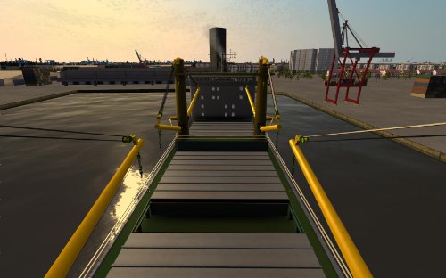 Extérito de simulador de navio: Navio de carga DLC [Download]