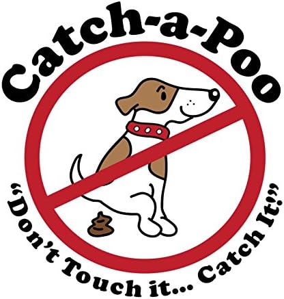 Catch -a -Poo 60 Sacos grátis - Scooper de Pooper Um dispositivo de peso leve que pega cocô de cachorro antes de atingir o chão