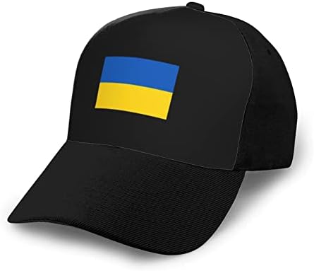 Bandeira de vida do boné de beisebol da Ucrânia Berço respirável Curvo Splicing Baseball Cap Hip-Hop Hat Sun Hat Sun Ajustável Chapé