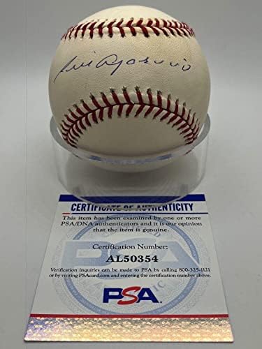 Luis Aparicio Chicago White Sox assinou autógrafo oficial MLB Baseball PSA DNA - Bolalls autografados