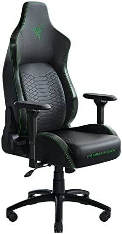 Cadeira de jogos Razer Iskur: Sistema de suporte lombar ergonômico - Black/Green & Basilisk Ultimate Hyperspeed Wireless Gaming