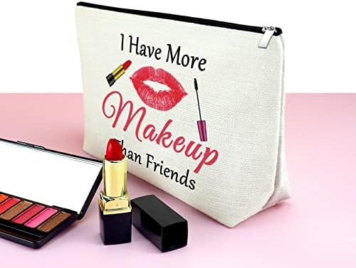 Maquiagem artista presente de esteticista bolsa de maquiagem de presentes engraçados para mulheres amigas Bolsa de cosméticos Presente