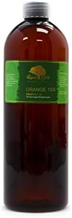 16 oz de laranja premium 10x Óleo essencial líquido ouro puro aromaterapia natural orgânica