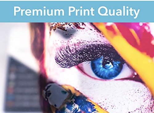 Octago InkJet Transparência Folhas de transparência para impressoras a jato de tinta, filme de transparência a jato de tinta colorido, folhas de acetato para artesanato, impressão premium, papel transparente - 30 folhas
