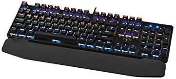 ACTTO Warrior liderou o teclado mecânico do interruptor azul, LED de arco-íris, rolagem de teclas completas, capas de chave inglesa-coreana