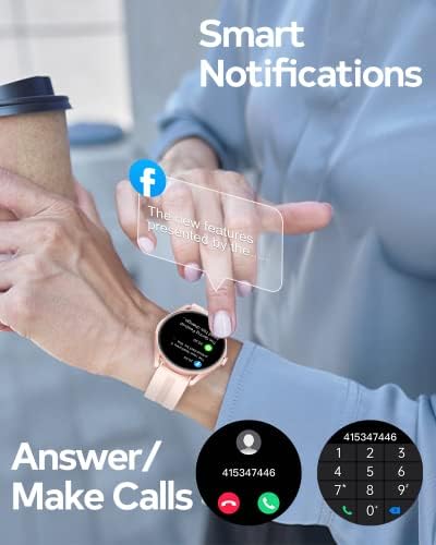 Huakua relógios inteligentes para homens homens compatíveis com telefones para iPhone/Android, recarregando o rastreador de fitness