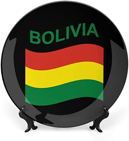 Bandeira de placa decorativa bolivicerâmica com suporte de chinês de stand osso para a cozinha da sala de estar em casa