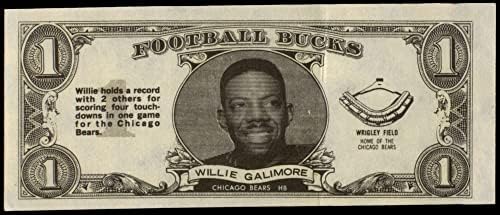 1962 Topps # 34 Willie Galimore Chicago Bears Ex Bears Florida A&M