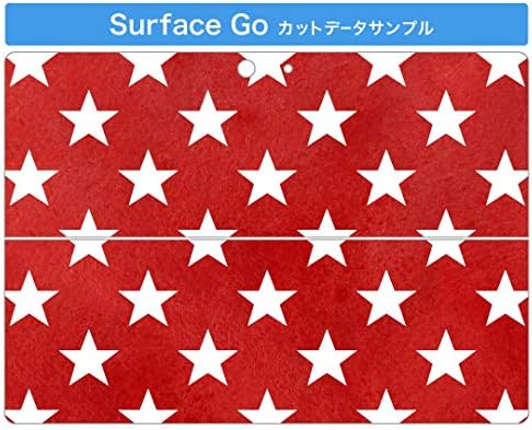 capa de decalque igsticker para o Microsoft Surface Go/Go 2 Ultra Thin Protective Body Skins 012368 Red Star Star