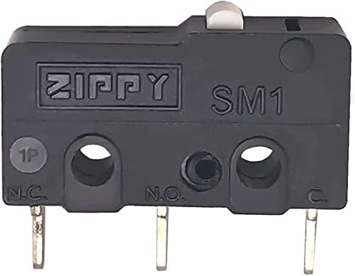 Micro -Switches Shubiao 5 PCs 19,8mm Micro -Switch Não NC 3 pinos PCB Terminal SPDT 6A 125V 250V Ação rápida da alavanca para empurrar