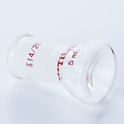 Adamas-beta 1 peça Erlenmeyer Flask Baker cônico resistente a um copo de química de medição de medição de 5ml de 5ml