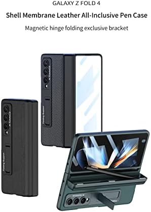 Shieid Samsung Z Fold 4 Cague Couather com porta-caneta, Galaxy Z Fold 4 Caixa com proteção contra protetora de tela embutida