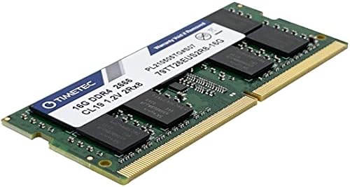 Timetec DDR4-2666 Substituição de 16 GB para sinologia D4ECSO-2666-16G DDR4 ECC SODIMM NÃO BUBLICO 2666MHz PC4-21300 260 PIN 1.2V CL19 Dual Rank 2Rx8 Memória RAM Upgrade