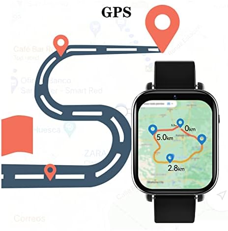 VPSN Smart Watch Men Mulheres 5MP Câmera WiFi GPS Smartwatch 1,75 polegada 320 * 385 HD