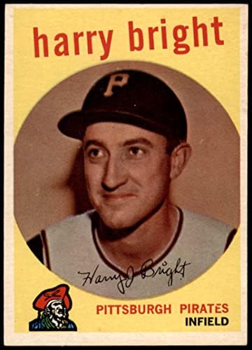 1959 Topps 523 Harry Bright Pittsburgh Pirates Ex/Mt Pirates