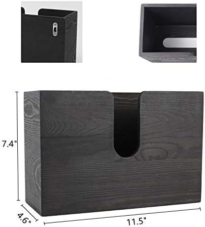 Distribuidor de toalha de papel de bambu Pengke, montagem de parede e bancada de papel multifold, suporte para toalhas de papel, C-Fold, Zfold, Tri Fold para banheiro e cozinha