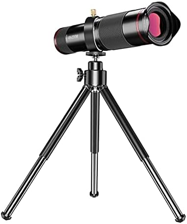 LDCHNH 48X Telescópio Optical Lens Telefotion Clip para a câmera de celular móvel com tripé de selfie