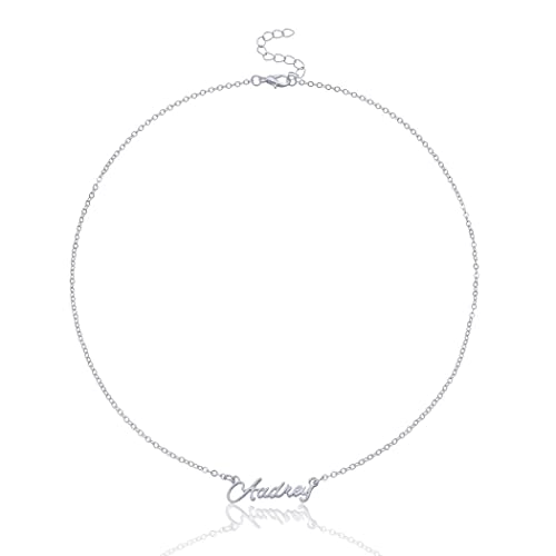 Colares iniciais de mosako colares curtos colar de colar de pingente de prata em cadeia jóias para mulheres e meninas