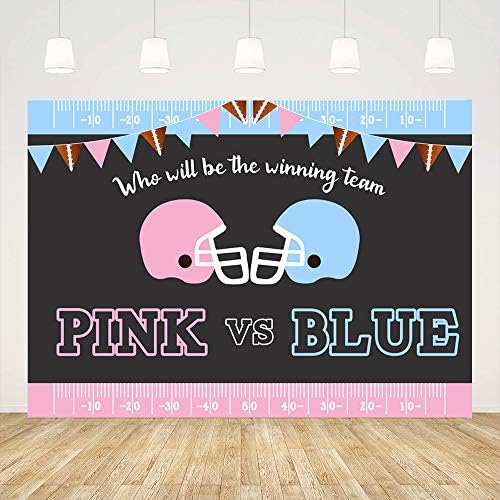 Ticuenicoa Pink ou Blue Gênero Revelar cenário de cenário de pano de fundo Fencional de festa de bebê de bebê ele ou