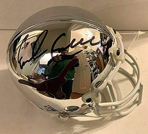 Earl Campbell assinou o Chrome Texas Longhorns Ut Mini Capacete PSA/DNA I50535 - Mini capacetes da faculdade autografados