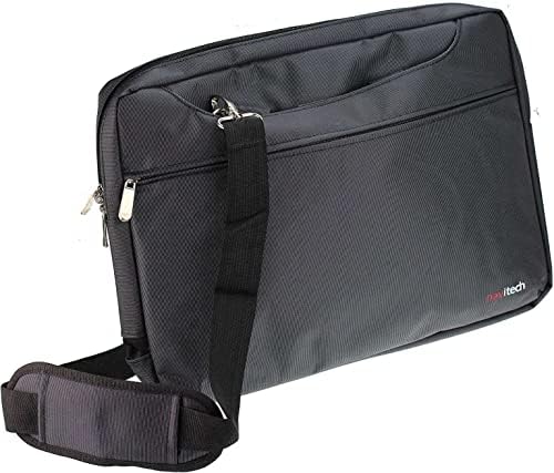 Bolsa de viagem resistente à água preta da Navitech Black - Compatível com o Laptop HP Chromebook 15A -NA0003SF 15.6