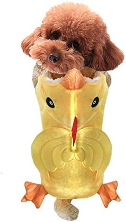 Fantasia de frango com cão pilhome pet halloween natal cosplay figus