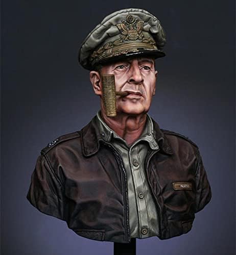 Goodmoel 1/10 WWII Comandante dos EUA resina Figura Busto Modelo / Soldado Desmonte e Soldado Die Kit de Cast / LS-5096