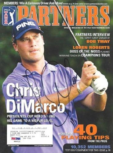 Chris DiMarco autografou 2006 PGA Tour Partners Magazine PSA/DNA #K86019 - Revistas de golfe autografadas