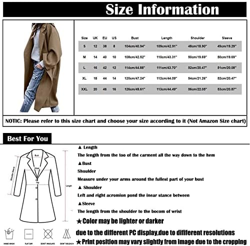 Casaco de lã de inverno feminino 2023 botão de lapela casual Long Color Solor Wool Bending Casaco de Trencheira Loue Casaco