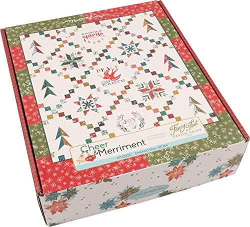 Stephanie Sliwinski Cheer and Merrive Quilt Kit Moda Fabrics Kit45530