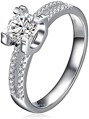 Anéis de aniversário femininos no engajamento feminino princesa zircão personalizado anel de diamante anéis de dedo médio