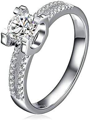 Anéis de aniversário femininos no engajamento feminino princesa zircão personalizado anel de diamante anéis de dedo médio anéis para mulheres