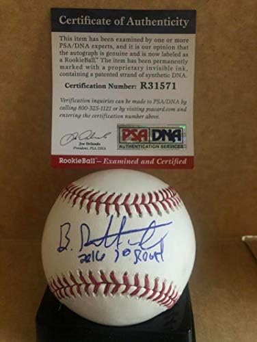 Blake Rutherford 1ª rodada assinou autografado M.L. Baseball PSA/DNA R31571