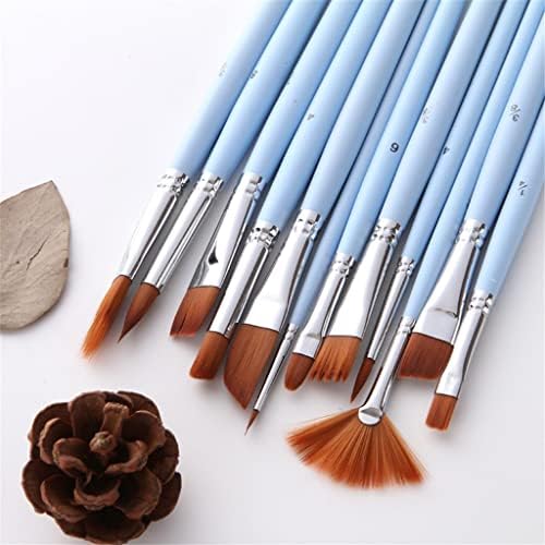 SeaSD Copper Tube Watercolor Pen Pintura combinação 12 tipos de caneta mista com suprimentos de arte em forma de gancho em forma