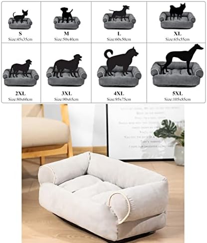 Sofá Cama de animais de estimação para cães Casa de gato - cama de cachorro Donut - Cama de almofada de tapa 1 casa para