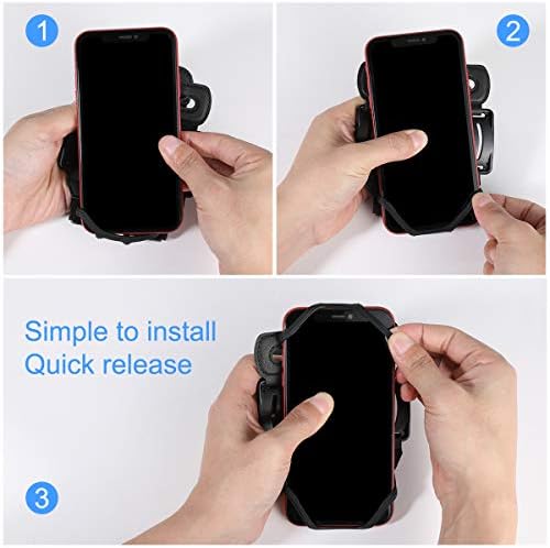 Portador de telefone da pulseira VUP, braçadeira de antebraço rotativa 360 ° para iPhone 14/13/pro max/pro/mini/12/11/se