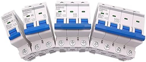 Aybal 1pcs 1 2 pólo DIN Rail mini circuito disjuntor doméstico Caixa de distribuição do ar de distribuição do equipamento mecânico