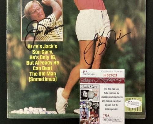 Jack Nicklaus assinou a Sports Illustrated 11/11/85 sem rótulo PGA Golf Gary Auto JSA - Revistas de golfe autografadas