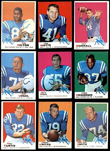 1969 Topps Baltimore Colts Team Set Baltimore Colts VG+ Colts